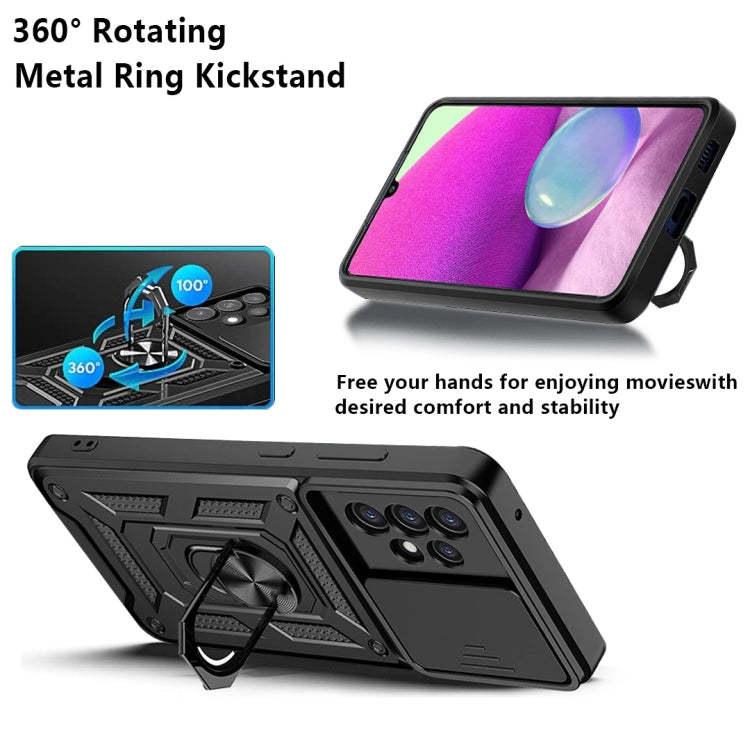 For Samsung Galaxy A33 5G Sliding Camera Cover Design TPU + PC Phone Case