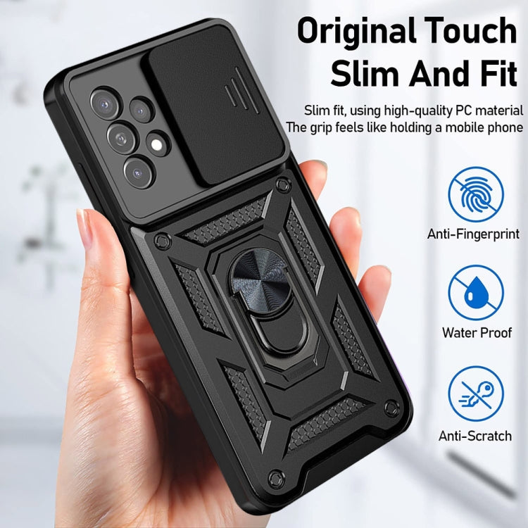 For Samsung Galaxy A33 5G Sliding Camera Cover Design TPU + PC Phone Case