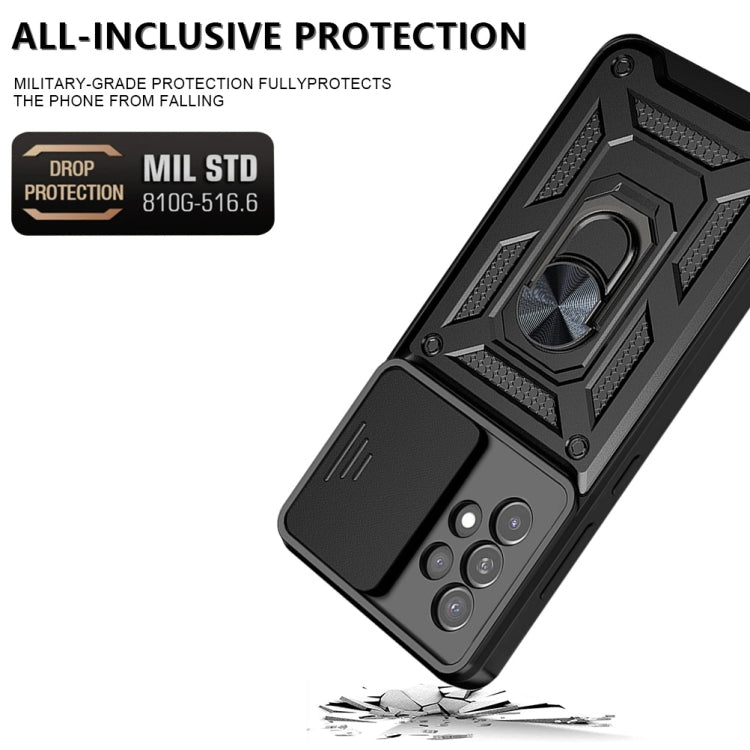 For Samsung Galaxy A33 5G Sliding Camera Cover Design TPU + PC Phone Case