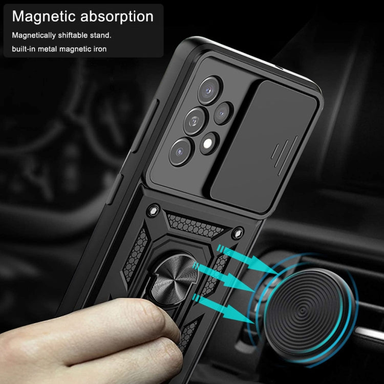 For Samsung Galaxy A33 5G Sliding Camera Cover Design TPU + PC Phone Case