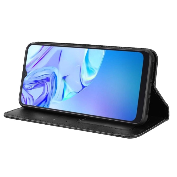 For TCL 30 SE / 30 E / 306 / Sharp Aquos V6 Magnetic Buckle Retro Texture Leather Phone Case