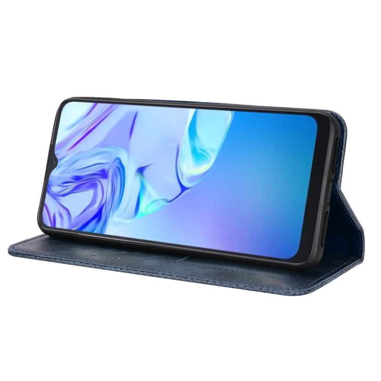 For TCL 30 SE / 30 E / 306 / Sharp Aquos V6 Magnetic Buckle Retro Texture Leather Phone Case