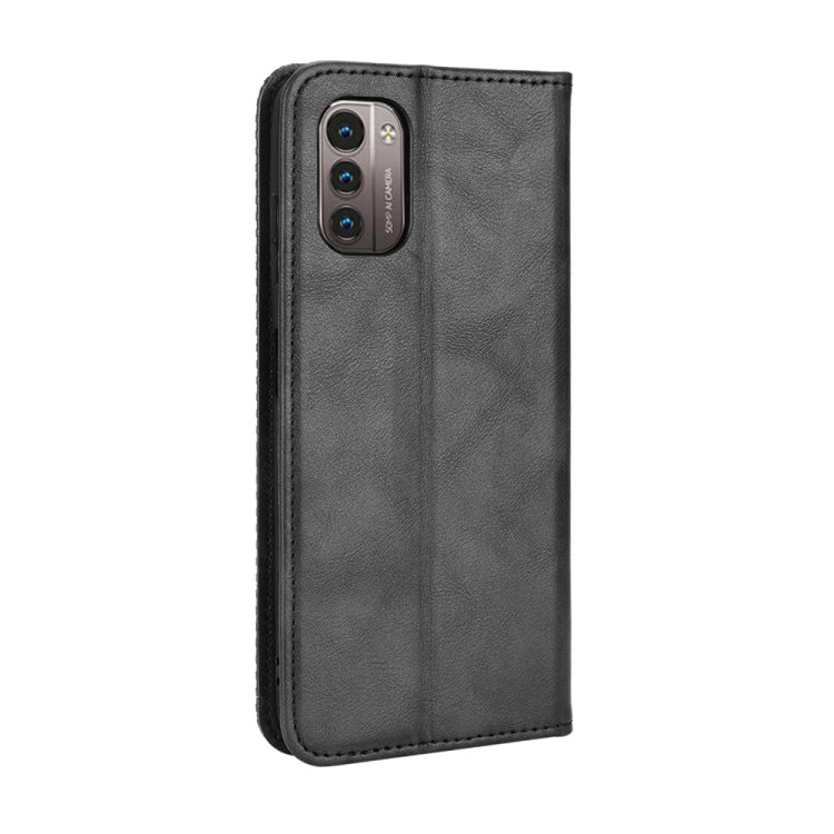 For Nokia G21 / G11 Magnetic Buckle Retro Texture Leather Phone Case