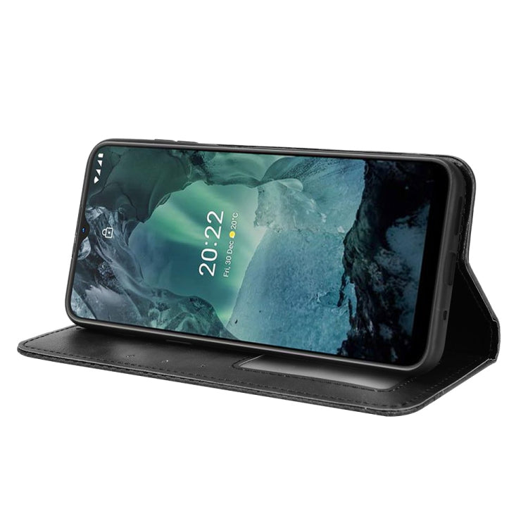 For Nokia G21 / G11 Magnetic Buckle Retro Texture Leather Phone Case