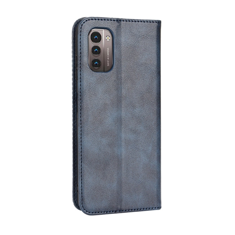For Nokia G21 / G11 Magnetic Buckle Retro Texture Leather Phone Case