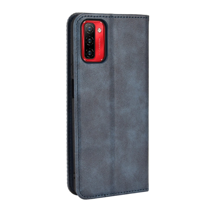 For Ulefone Note 12P Magnetic Buckle Retro Texture Leather Phone Case