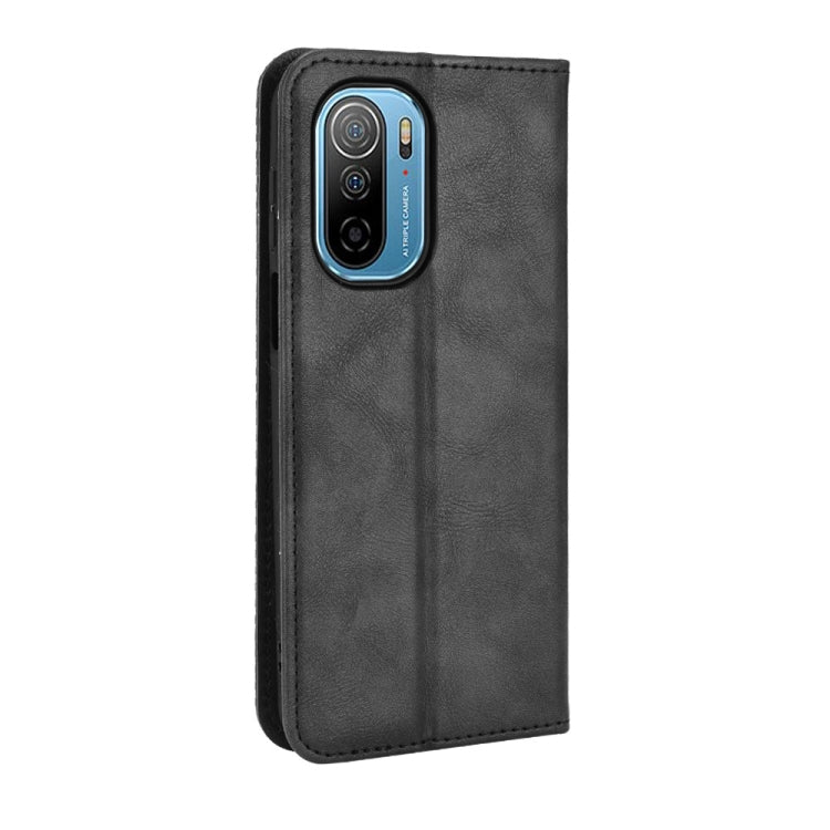 For Ulefone Note 13P Magnetic Buckle Retro Texture Leather Phone Case