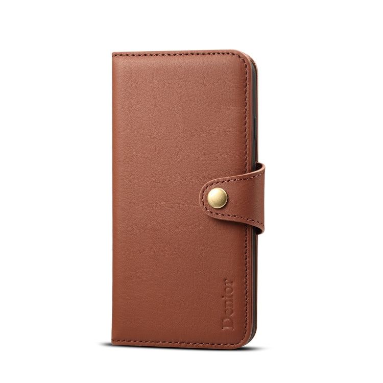 For iPhone 7 Plus / 8 Plus Denior V2 Luxury Car Cowhide Horizontal Flip Leather Case with Wallet