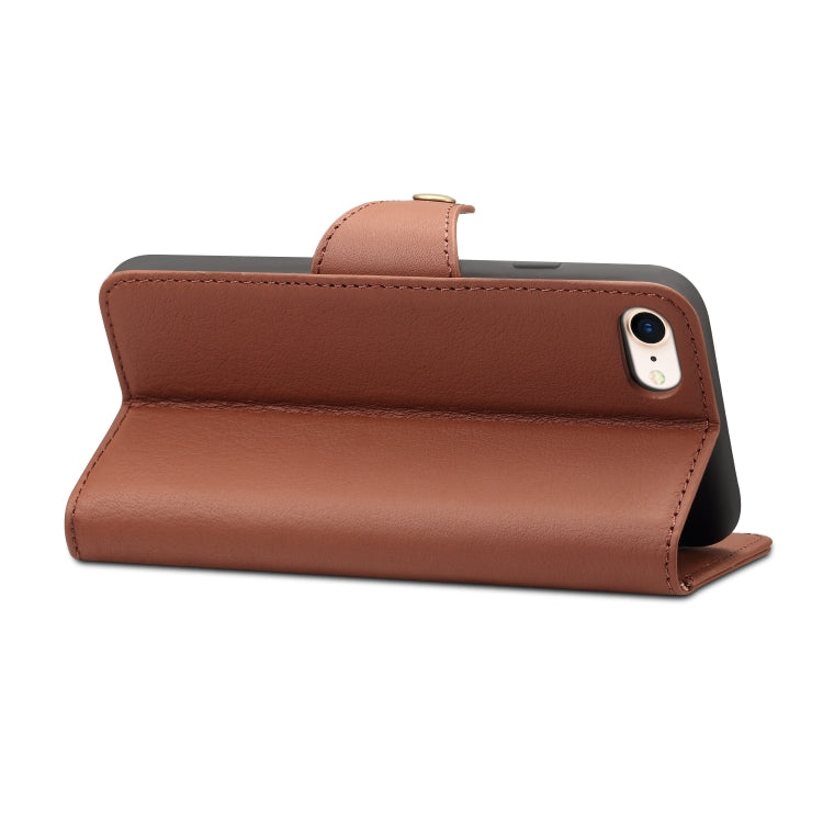 For iPhone 7 Plus / 8 Plus Denior V2 Luxury Car Cowhide Horizontal Flip Leather Case with Wallet