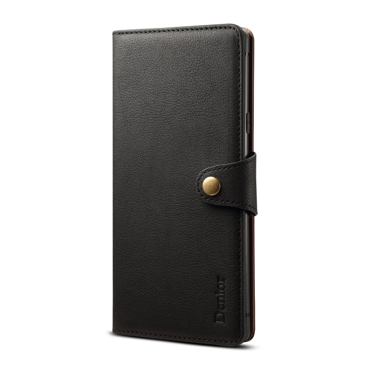 For Galaxy Note9 Denior V2 Luxury Car Cowhide Horizontal Flip Leather Case with Wallet