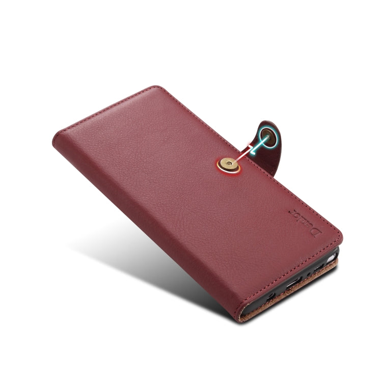 For Galaxy Note9 Denior V2 Luxury Car Cowhide Horizontal Flip Leather Case with Wallet