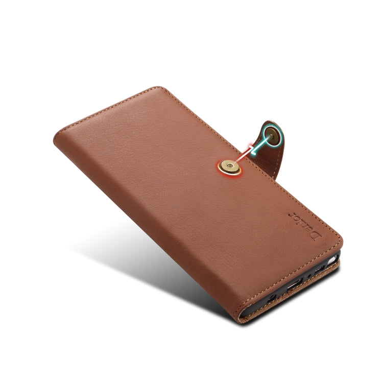 For Galaxy Note9 Denior V2 Luxury Car Cowhide Horizontal Flip Leather Case with Wallet