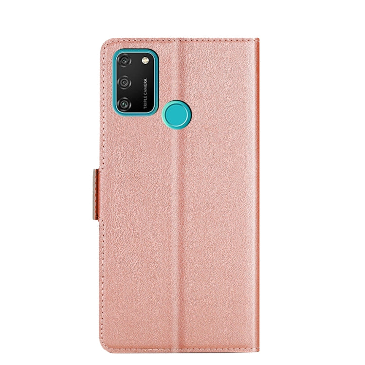 For Honor 9A Ultra-thin Voltage Side Buckle PU + TPU Leather Phone Case