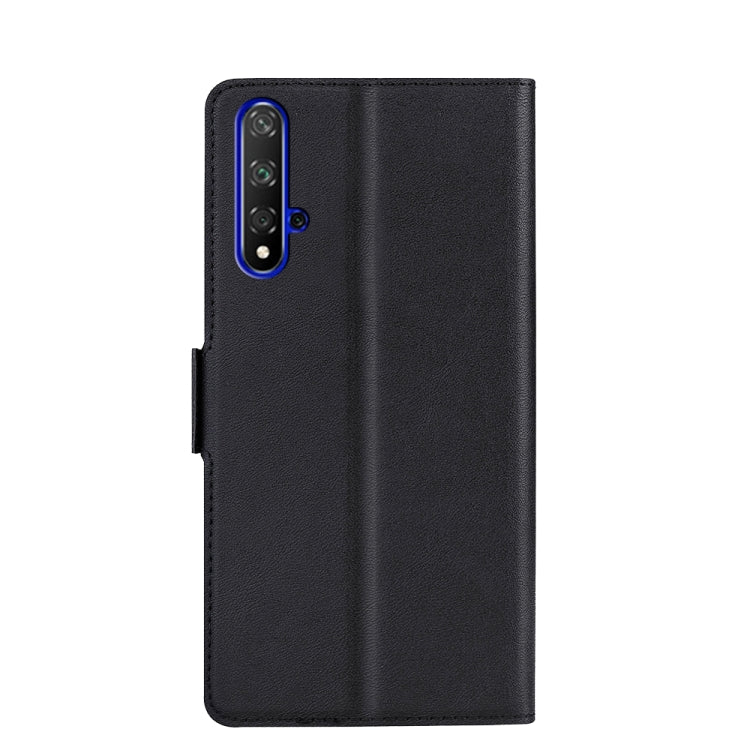 For Honor 20 Ultra-thin Voltage Side Buckle PU + TPU Leather Phone Case