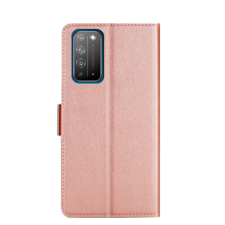 For Honor X10 5G Ultra-thin Voltage Side Buckle PU + TPU Leather Phone Case