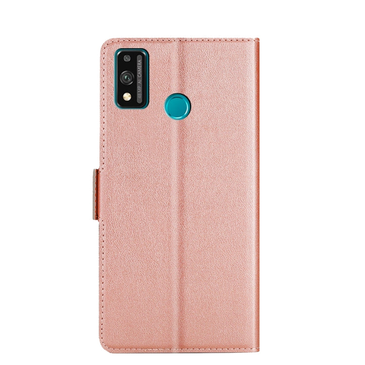For Honor 9X Lite Ultra-thin Voltage Side Buckle PU + TPU Leather Phone Case