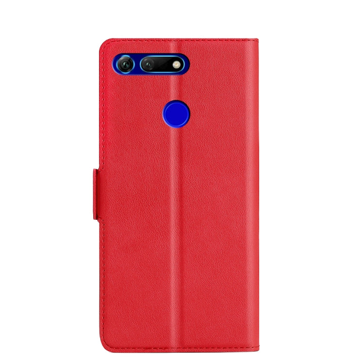 For Honor V20 Ultra-thin Voltage Side Buckle PU + TPU Leather Phone Case