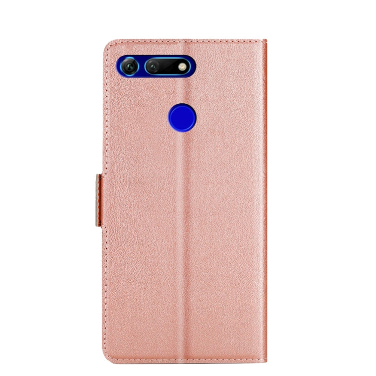 For Honor V20 Ultra-thin Voltage Side Buckle PU + TPU Leather Phone Case