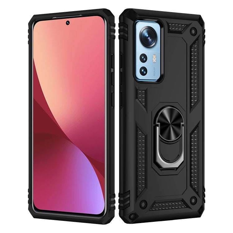 For Xiaomi 12 Pro Shockproof TPU + PC Phone Case with Holder