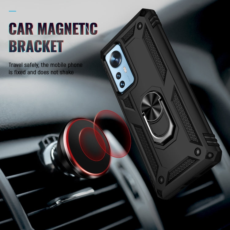 For Xiaomi 12 Pro Shockproof TPU + PC Phone Case with Holder