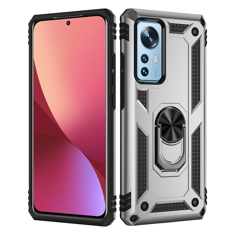 For Xiaomi 12 Pro Shockproof TPU + PC Phone Case with Holder