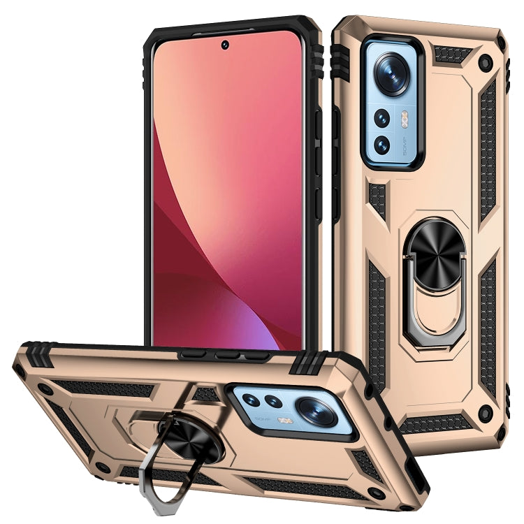 For Xiaomi 12 Pro Shockproof TPU + PC Phone Case with Holder