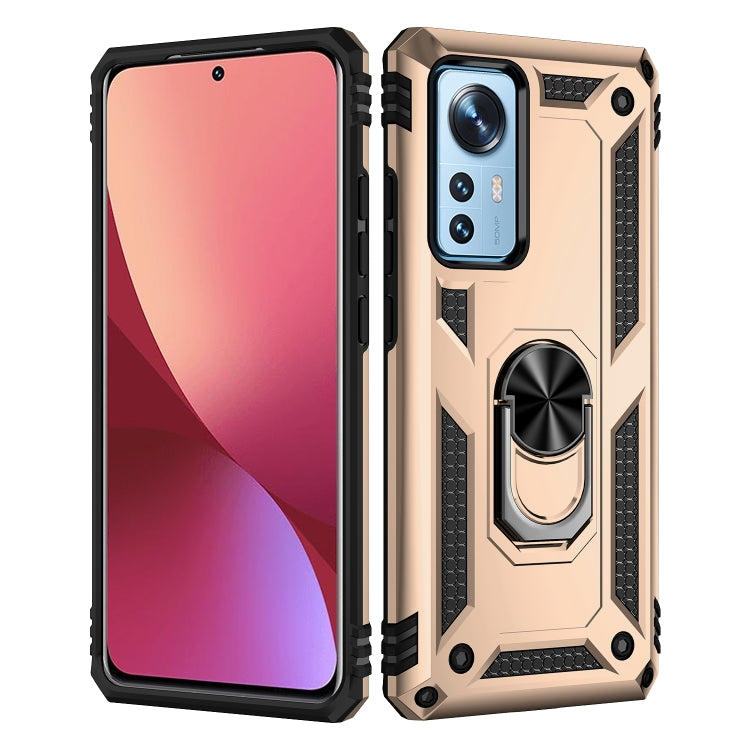 For Xiaomi 12 Pro Shockproof TPU + PC Phone Case with Holder