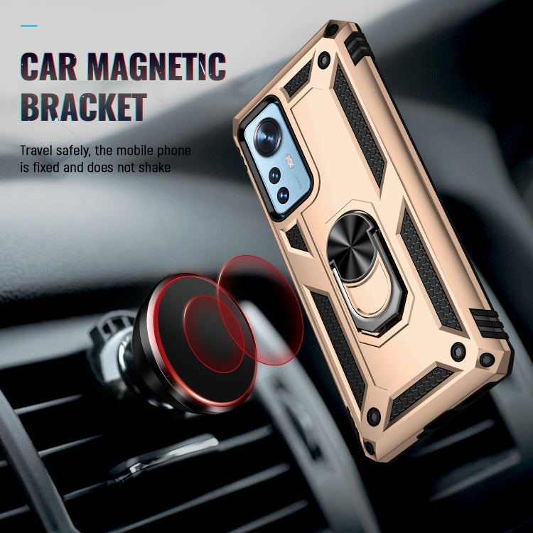 For Xiaomi 12 Pro Shockproof TPU + PC Phone Case with Holder
