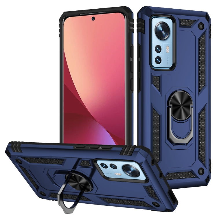 For Xiaomi 12 Pro Shockproof TPU + PC Phone Case with Holder