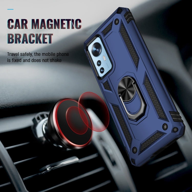For Xiaomi 12 Pro Shockproof TPU + PC Phone Case with Holder