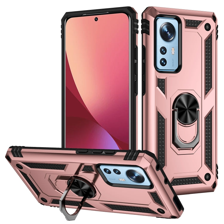 For Xiaomi 12 Pro Shockproof TPU + PC Phone Case with Holder