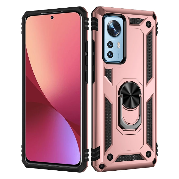 For Xiaomi 12 Pro Shockproof TPU + PC Phone Case with Holder