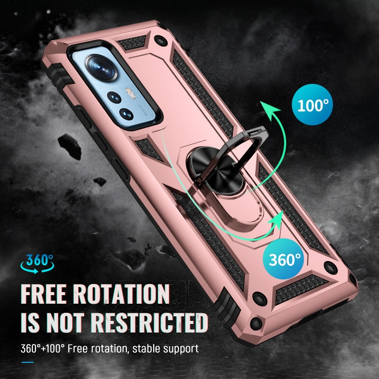 For Xiaomi 12 Pro Shockproof TPU + PC Phone Case with Holder