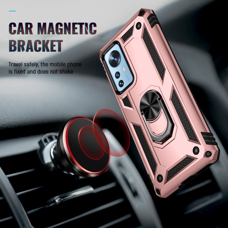 For Xiaomi 12 Pro Shockproof TPU + PC Phone Case with Holder