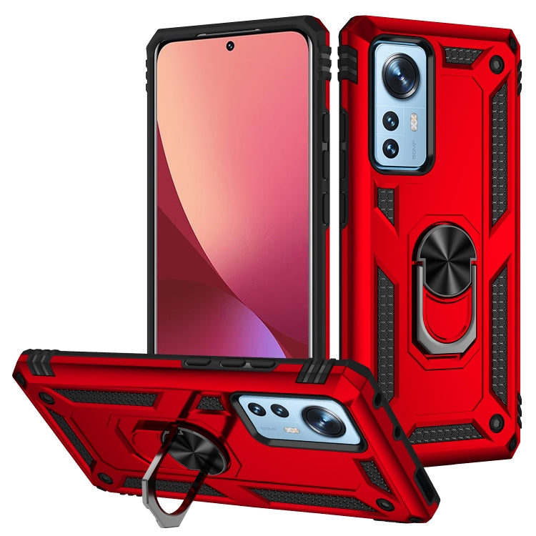 For Xiaomi 12 Pro Shockproof TPU + PC Phone Case with Holder