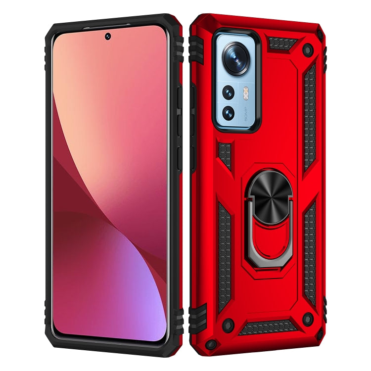 For Xiaomi 12 Pro Shockproof TPU + PC Phone Case with Holder