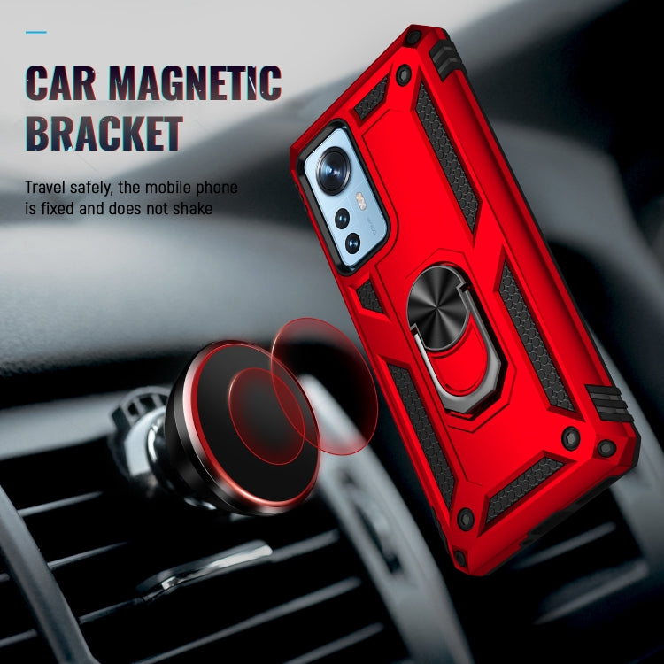For Xiaomi 12 Pro Shockproof TPU + PC Phone Case with Holder
