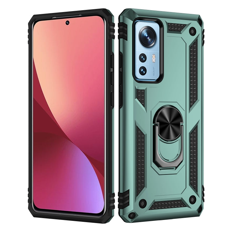 For Xiaomi 12 Pro Shockproof TPU + PC Phone Case with Holder