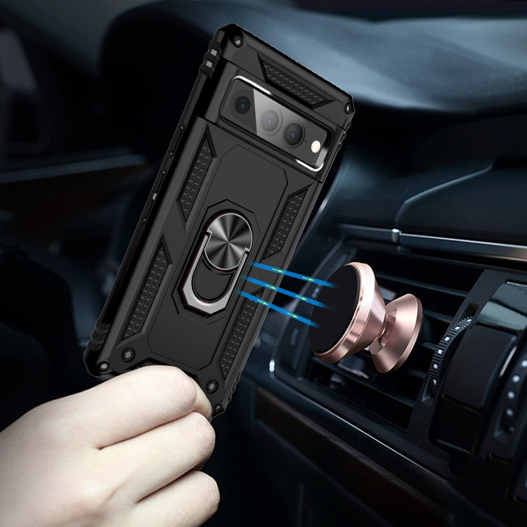 For Google Pixel 7 Pro Shockproof TPU + PC Phone Case with Holder