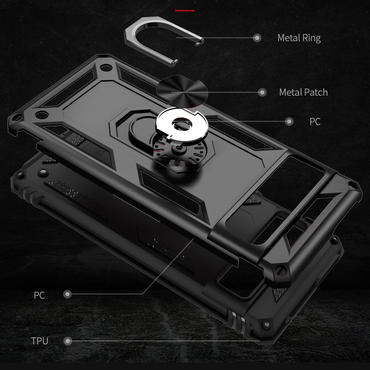 For Google Pixel 7 Pro Shockproof TPU + PC Phone Case with Holder