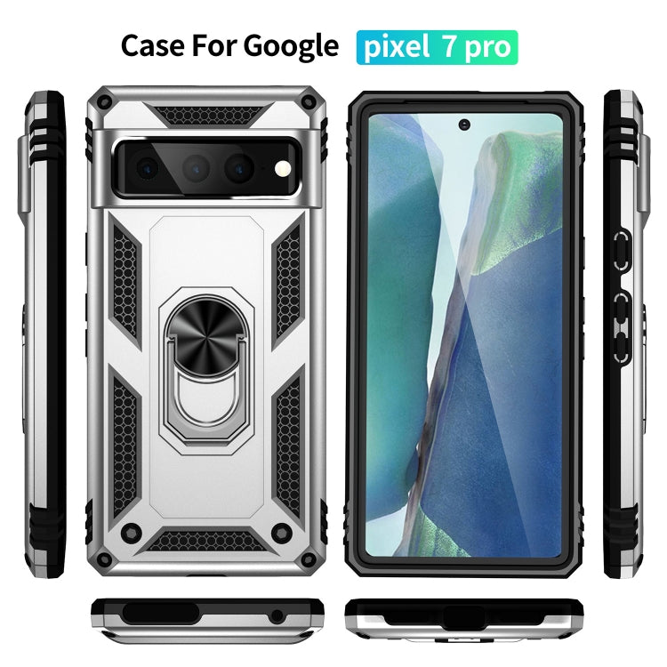 For Google Pixel 7 Pro Shockproof TPU + PC Phone Case with Holder