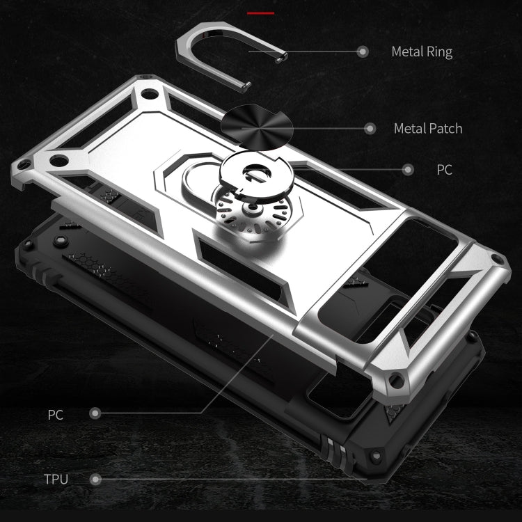 For Google Pixel 7 Pro Shockproof TPU + PC Phone Case with Holder