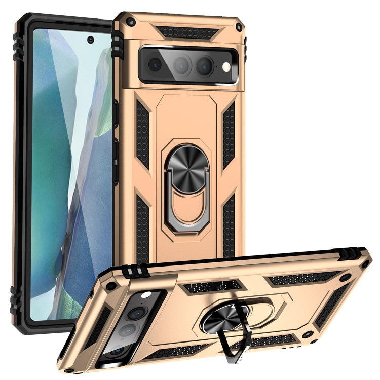 For Google Pixel 7 Pro Shockproof TPU + PC Phone Case with Holder