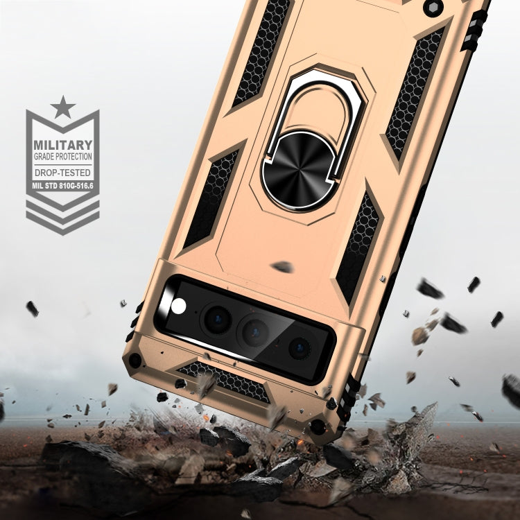For Google Pixel 7 Pro Shockproof TPU + PC Phone Case with Holder
