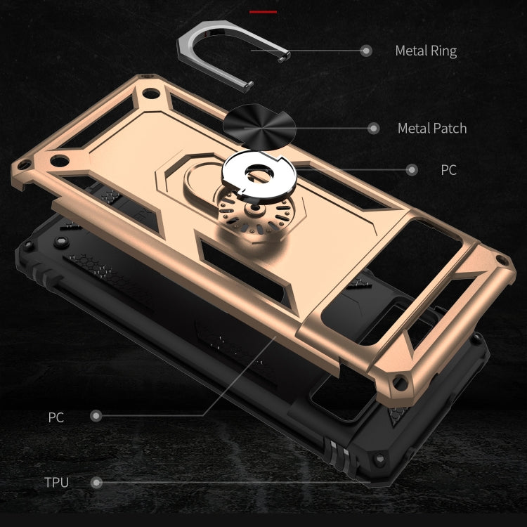 For Google Pixel 7 Pro Shockproof TPU + PC Phone Case with Holder