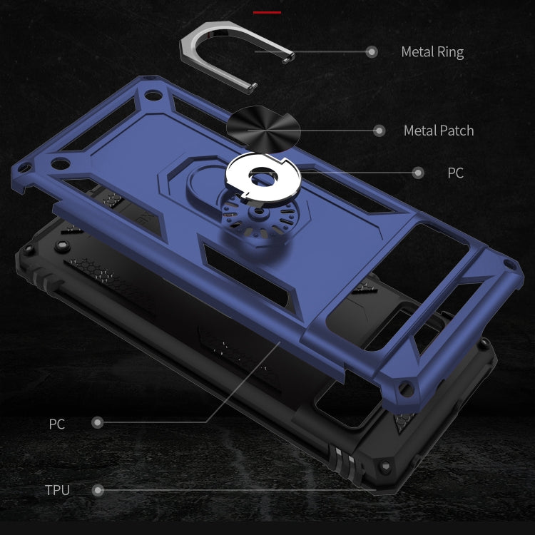 For Google Pixel 7 Pro Shockproof TPU + PC Phone Case with Holder