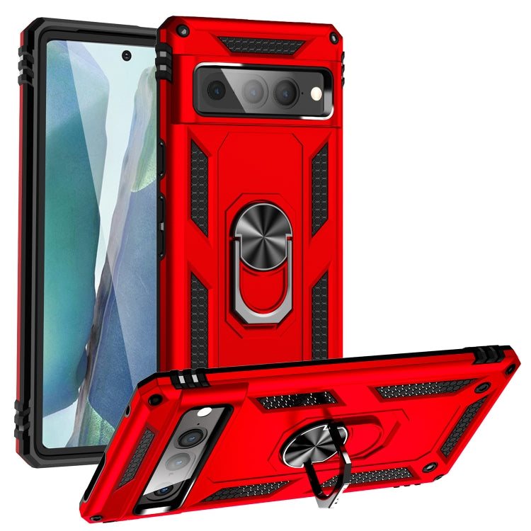 For Google Pixel 7 Pro Shockproof TPU + PC Phone Case with Holder