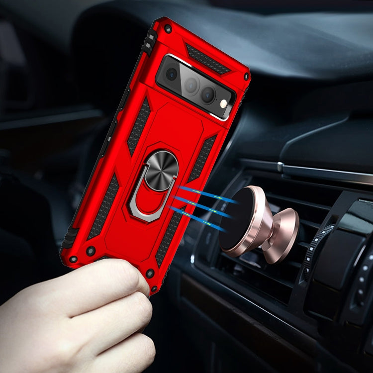For Google Pixel 7 Pro Shockproof TPU + PC Phone Case with Holder