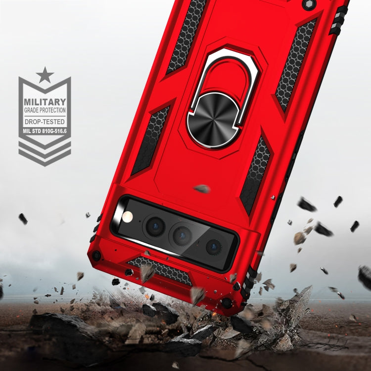 For Google Pixel 7 Pro Shockproof TPU + PC Phone Case with Holder