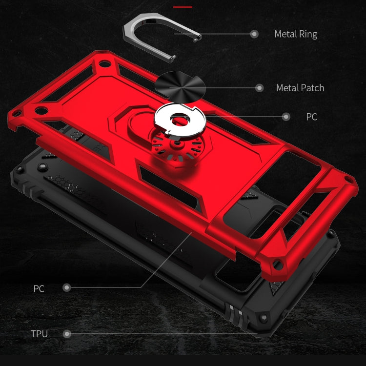 For Google Pixel 7 Pro Shockproof TPU + PC Phone Case with Holder